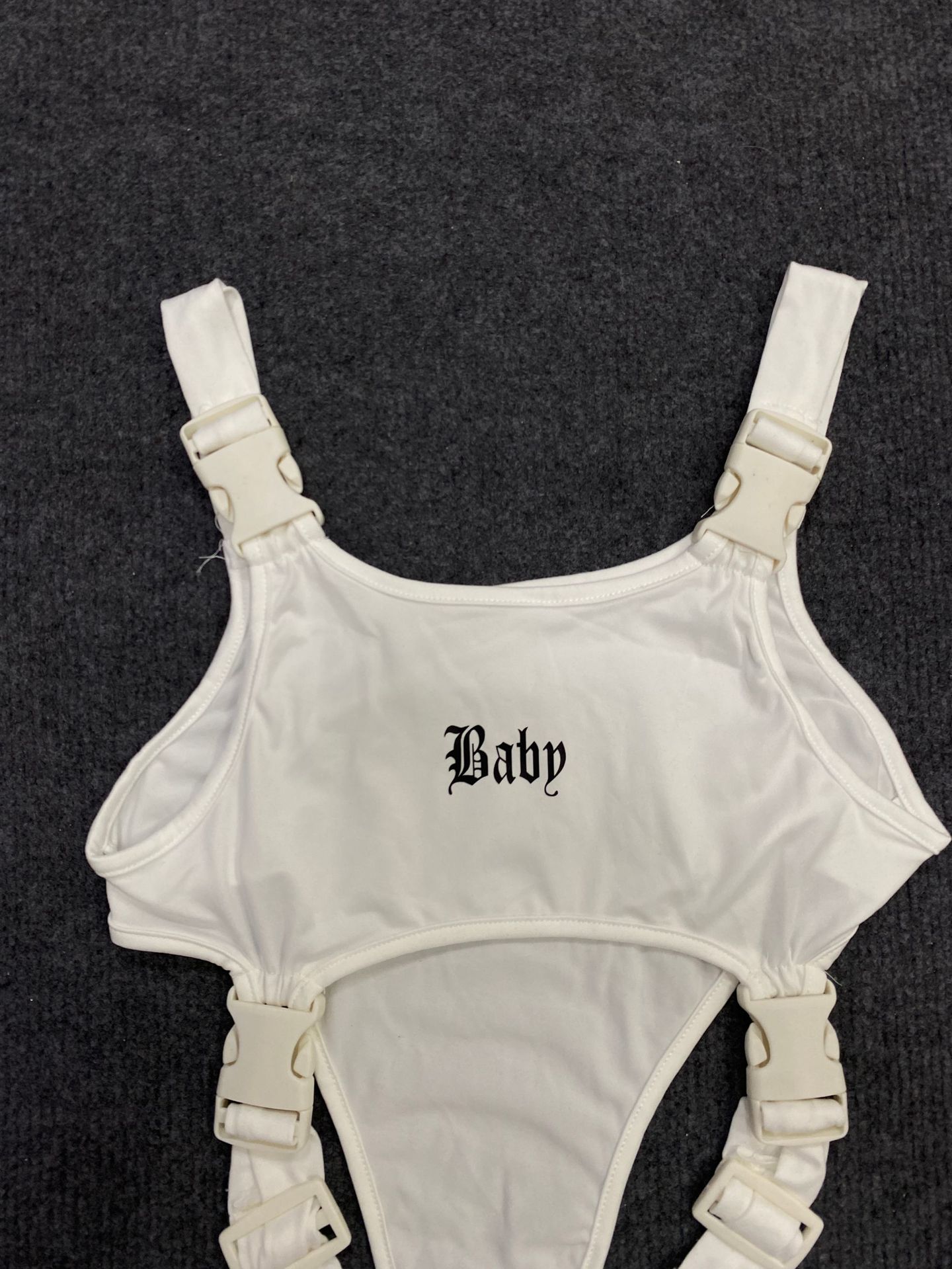 Turtleneck Bodysuit - Сексуальный комбинезон в готическом стиле с