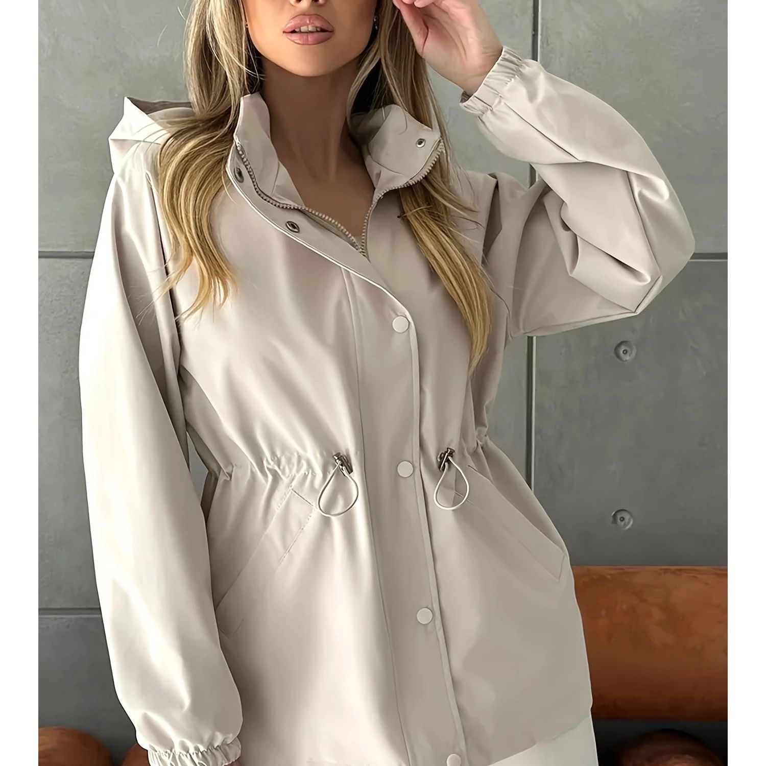 Women'S Fashion Jackets Amazon - Новая женская ветровка Amazon 2026: европейско-американский