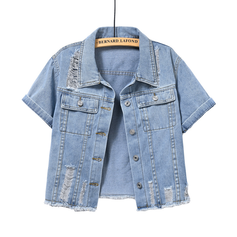 Women'S Fashion Jackets Amazon - Светлая короткая джинсовая куртка с коротким