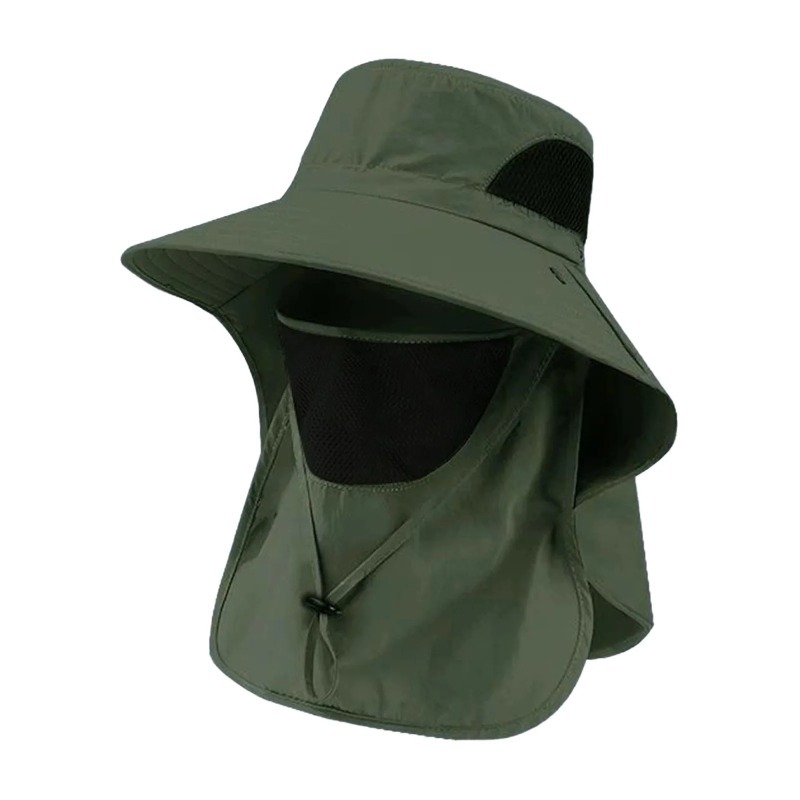 Bucket Hat Women - Полиэстеровая солнцезащитная шляпа для рыбалки с