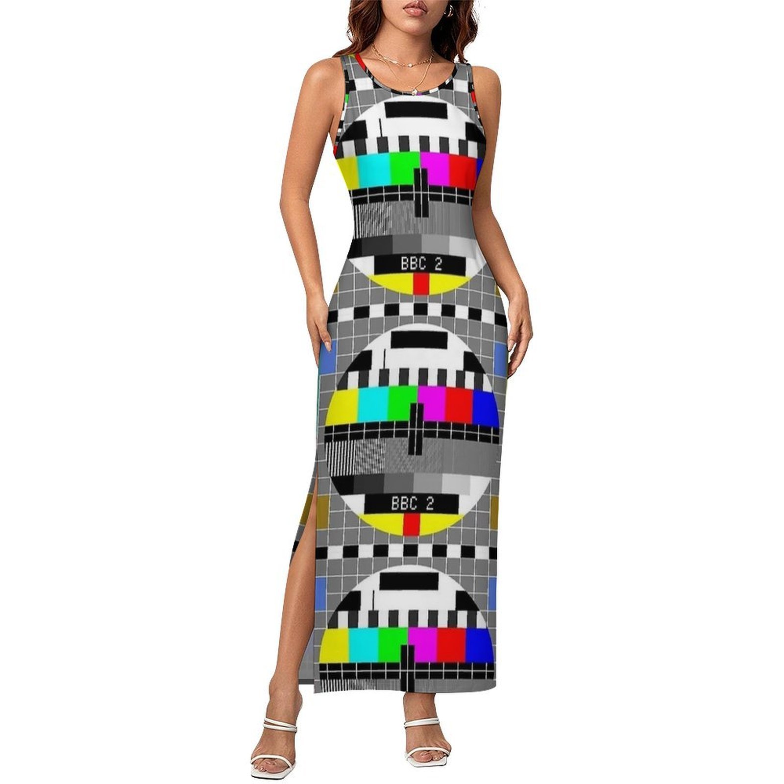 Women'S Fashion Dresses Images - Женское облегающее платье макси с принтом,