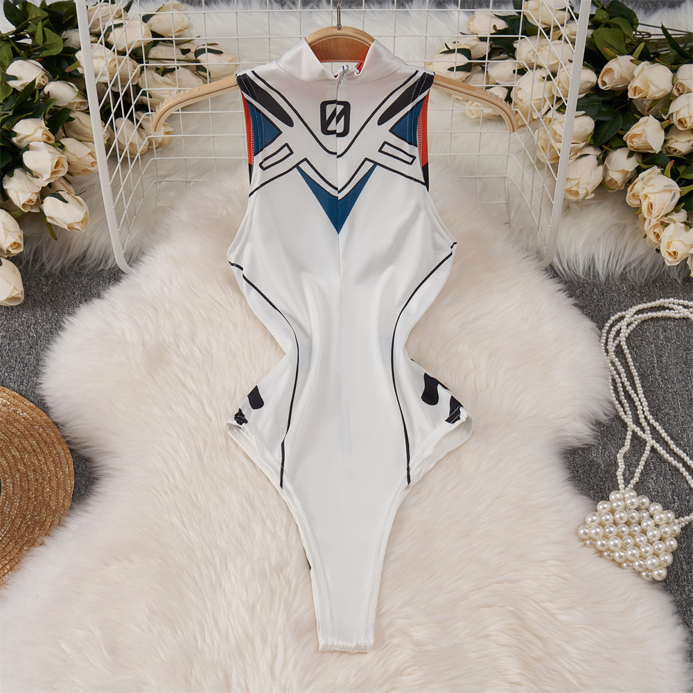 Белый милый милый комбинезон с – обзор и цена Turtleneck Bodysuit