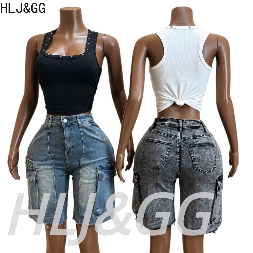 HLJ&GG Модный джинсовый компле – обзор и цена Women Fashion Jeans Top