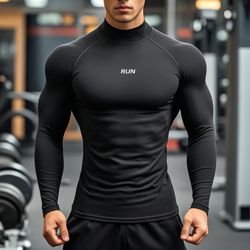 Мужская водолазка для бега, бы – обзор и цена Turtleneck Bodysuit