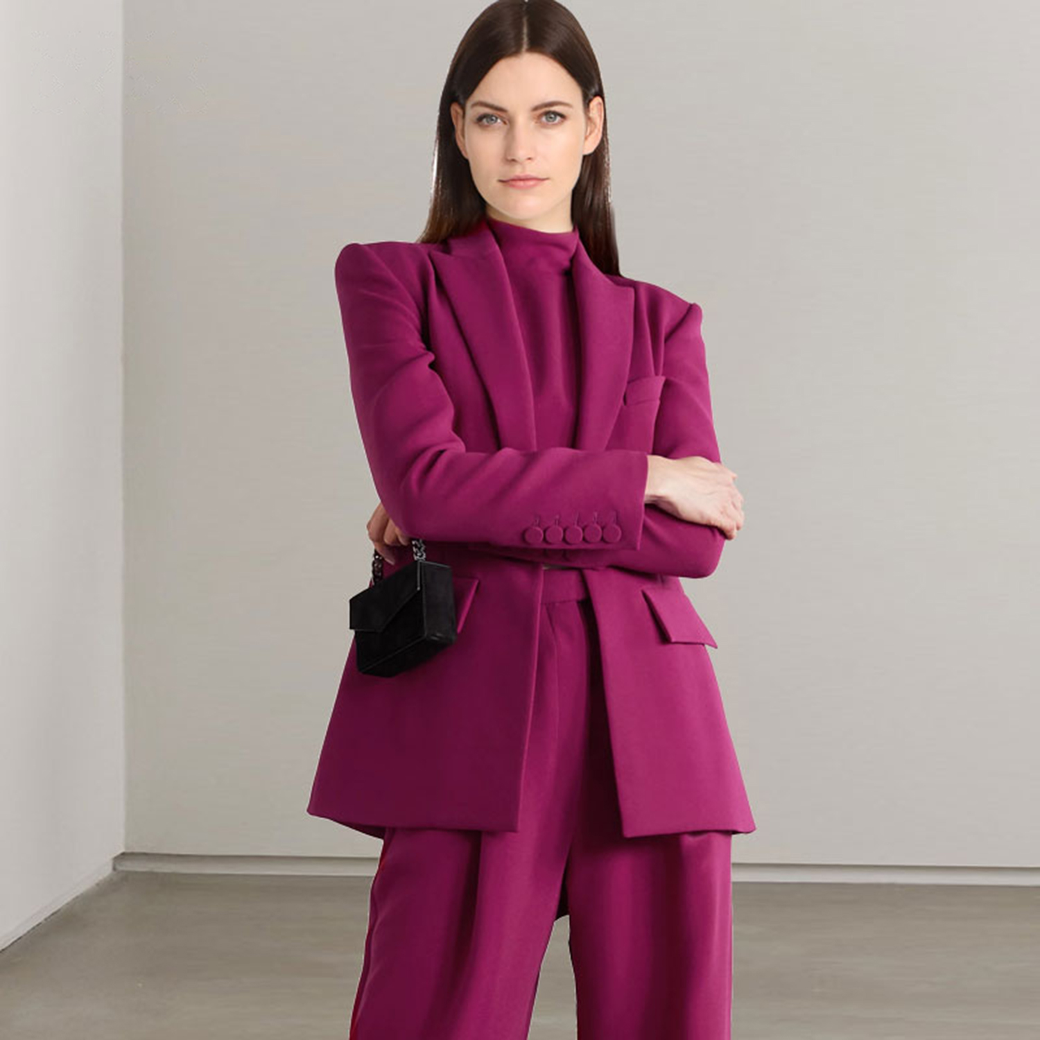 Allingentle красный женский ко – обзор и цена Women'S Fashion Blazer