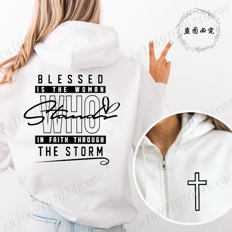 Худи на молнии с принтом «Иису – обзор и цена Women'S Fashion Zip Up Hoodies