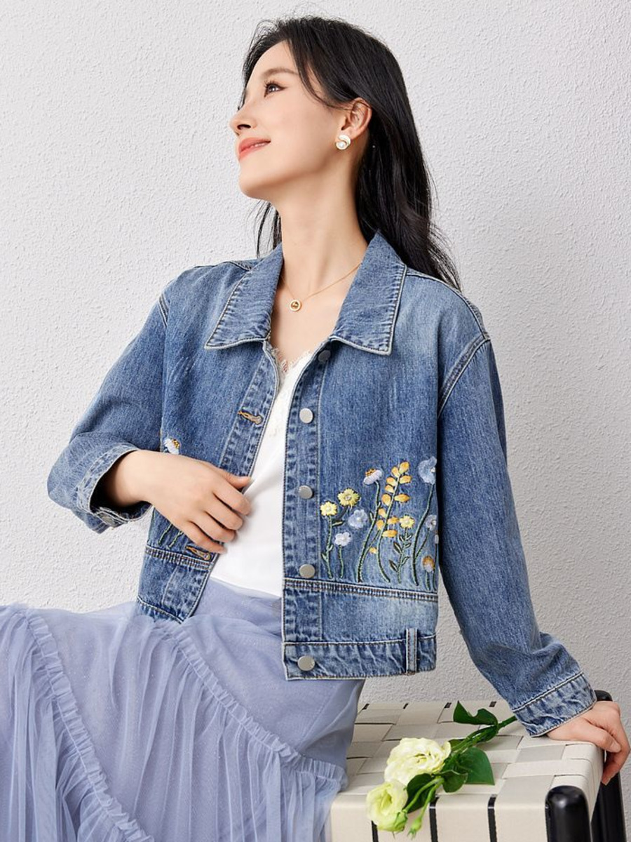 Женская короткая джинсовая кур – обзор и цена Women Fashion Jeans Top