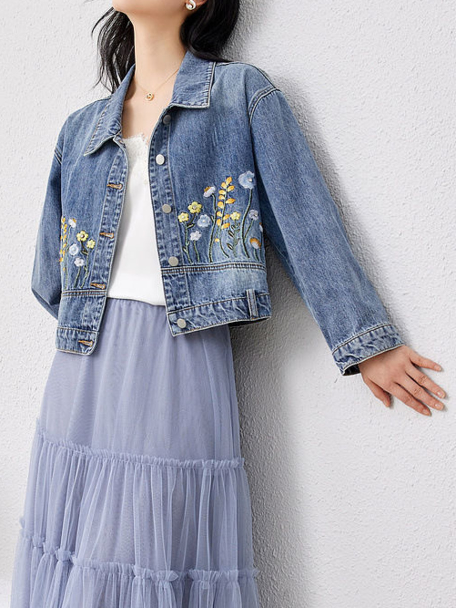 Женская короткая джинсовая кур – обзор и цена Women Fashion Jeans Top