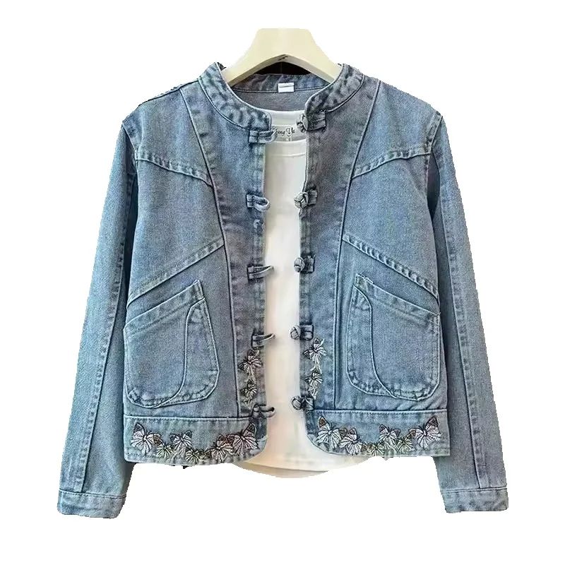 2024, весна-осень, новая модна – обзор и цена Women Fashion Jeans Top