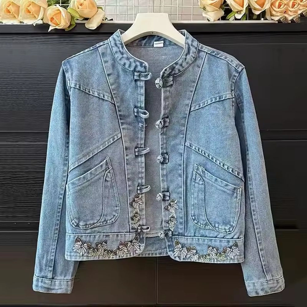 2024, весна-осень, новая модна – обзор и цена Women Fashion Jeans Top