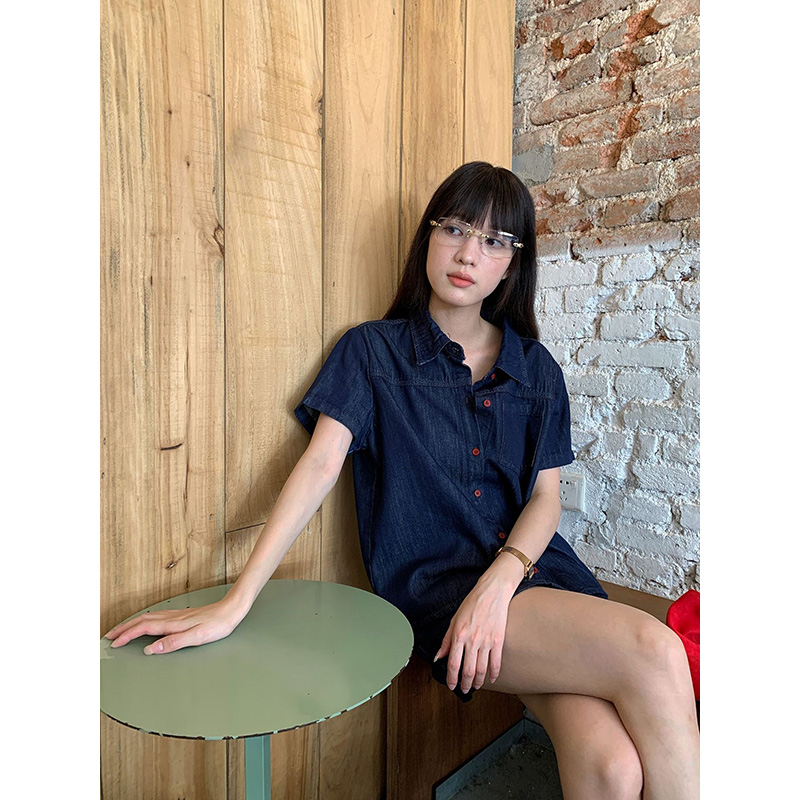 Женская джинсовая рубашка Benu – обзор и цена Women Fashion Jeans Top