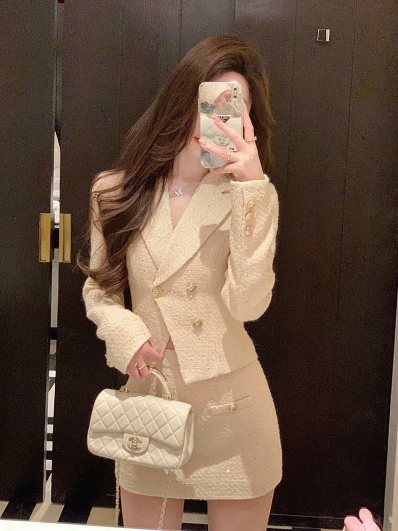 Новый маленький ароматный модн – обзор и цена Women'S Fashion Long Coat