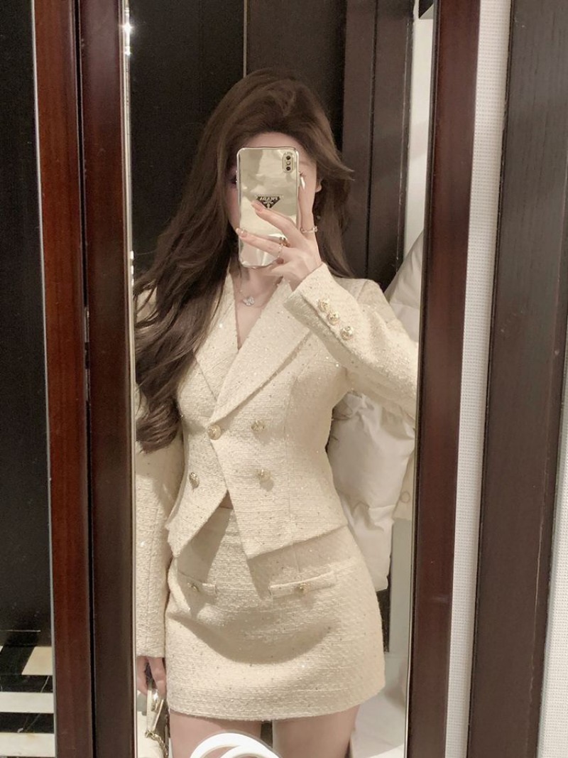 Новый маленький ароматный модн – обзор и цена Women'S Fashion Long Coat