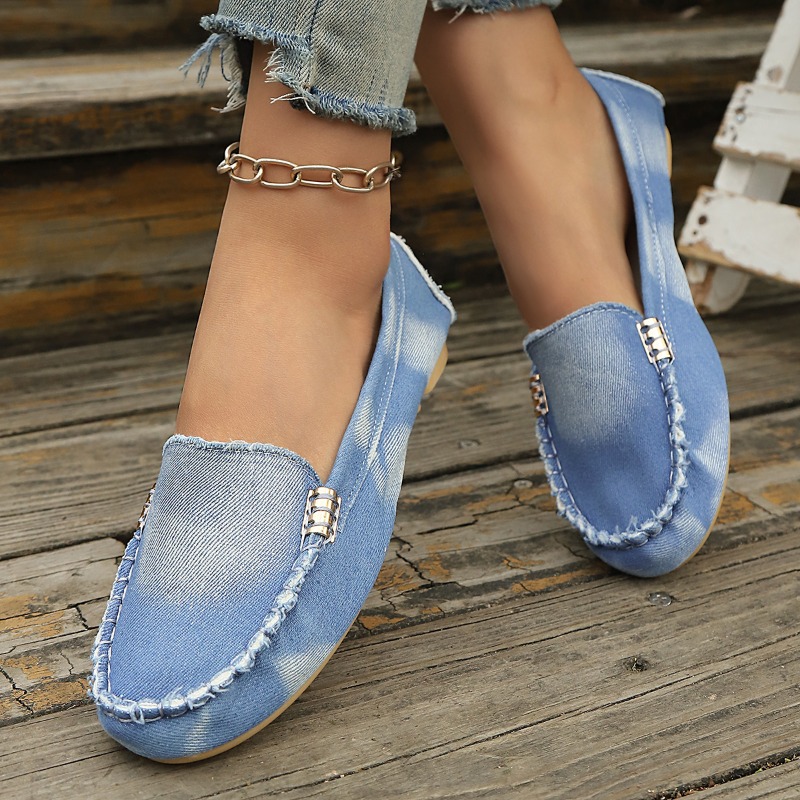 Модные светло-голубые джинсовы – обзор и цена Women'S Fashion Loafers