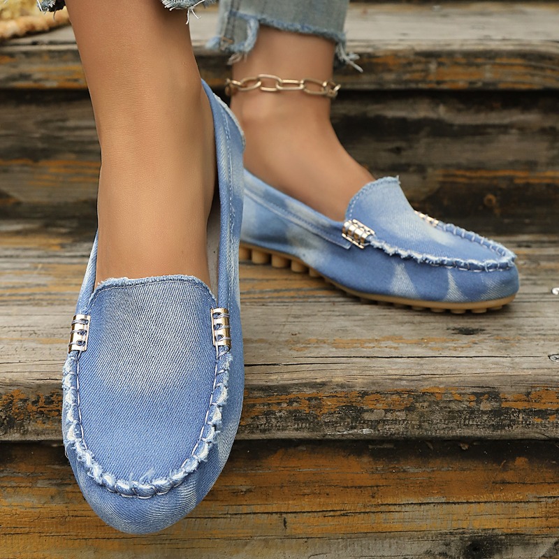 Модные светло-голубые джинсовы – обзор и цена Women'S Fashion Loafers