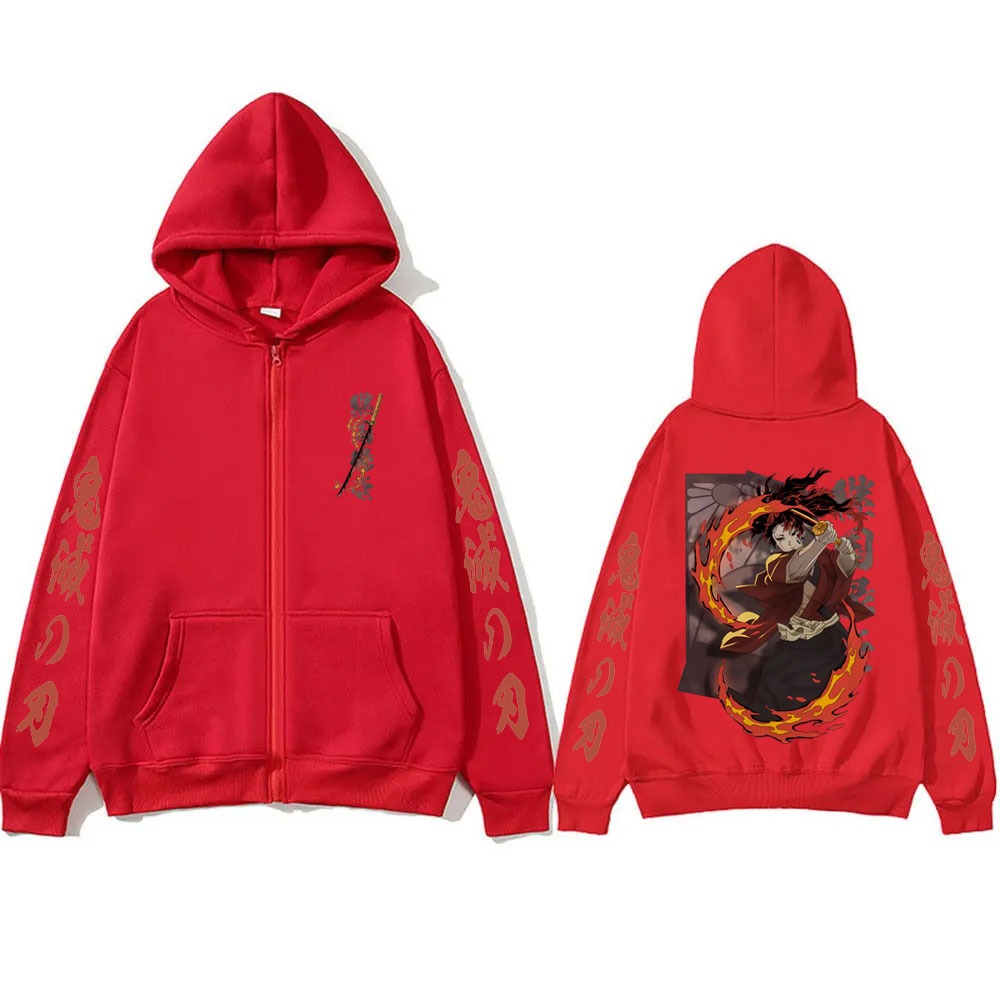 Новый Demon Slayer Tsugikuni Y – обзор и цена Women'S Fashion Zip Up Hoodies