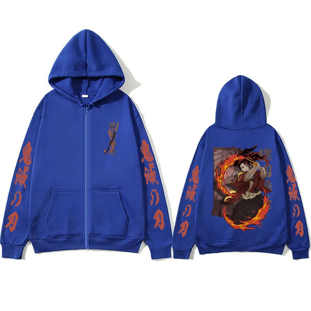 Новый Demon Slayer Tsugikuni Y – обзор и цена Women'S Fashion Zip Up Hoodies