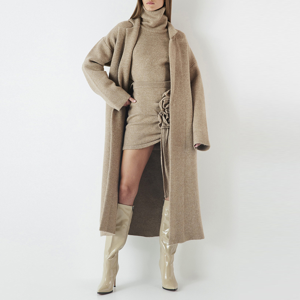 TWOTWINSTYLE комплект из трех  – обзор и цена Women'S Fashion Long Coat