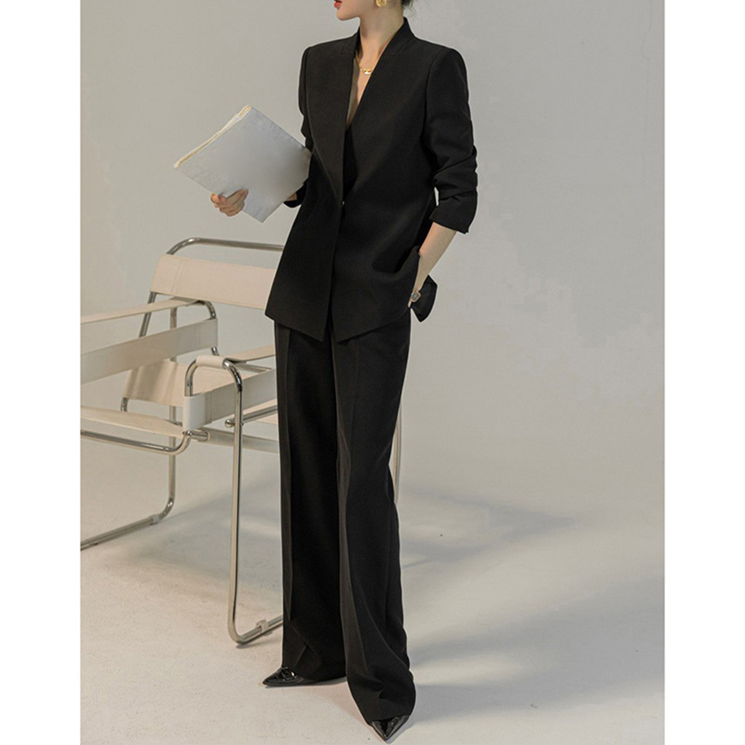 Женский брючный костюм Allinge – обзор и цена Women'S Fashion Blazer