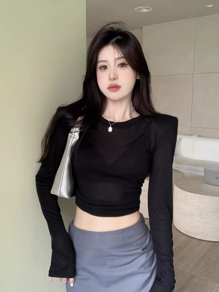 Женская укороченная блузка Y2K – обзор и цена Crop Top Women